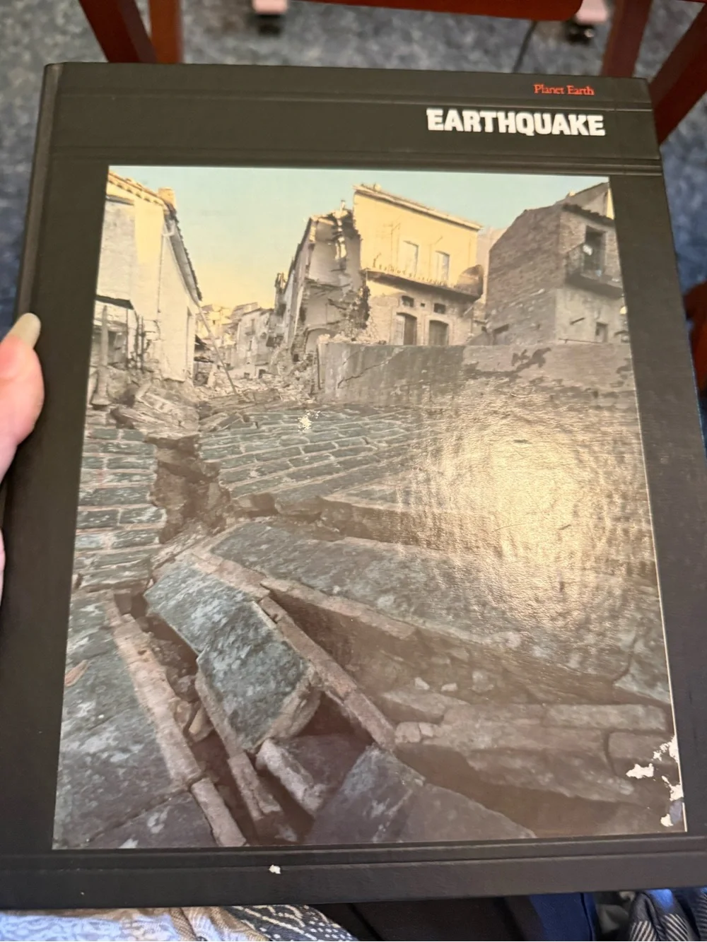 1980s Earthquake Hardcover Book
